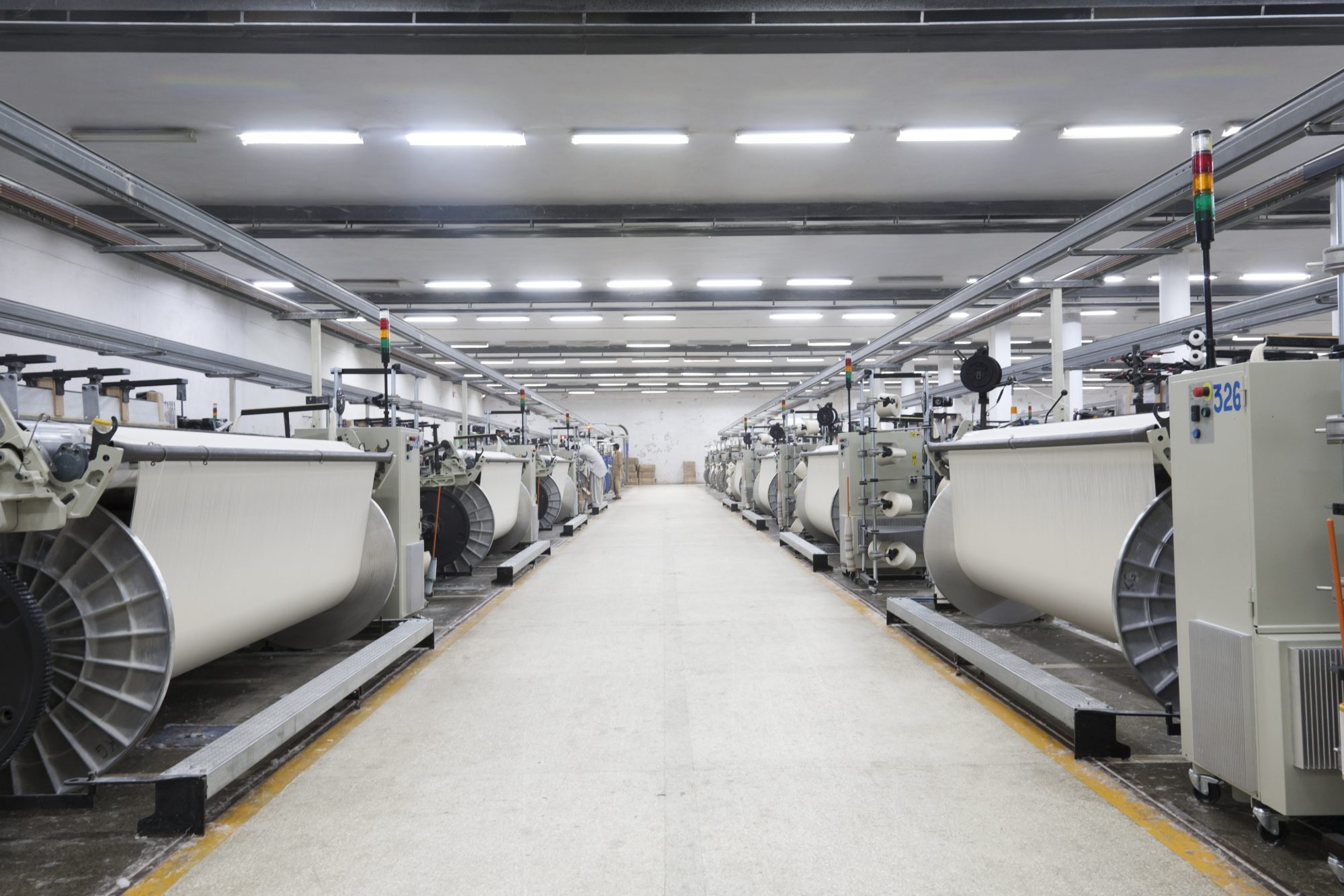 Weaving hall